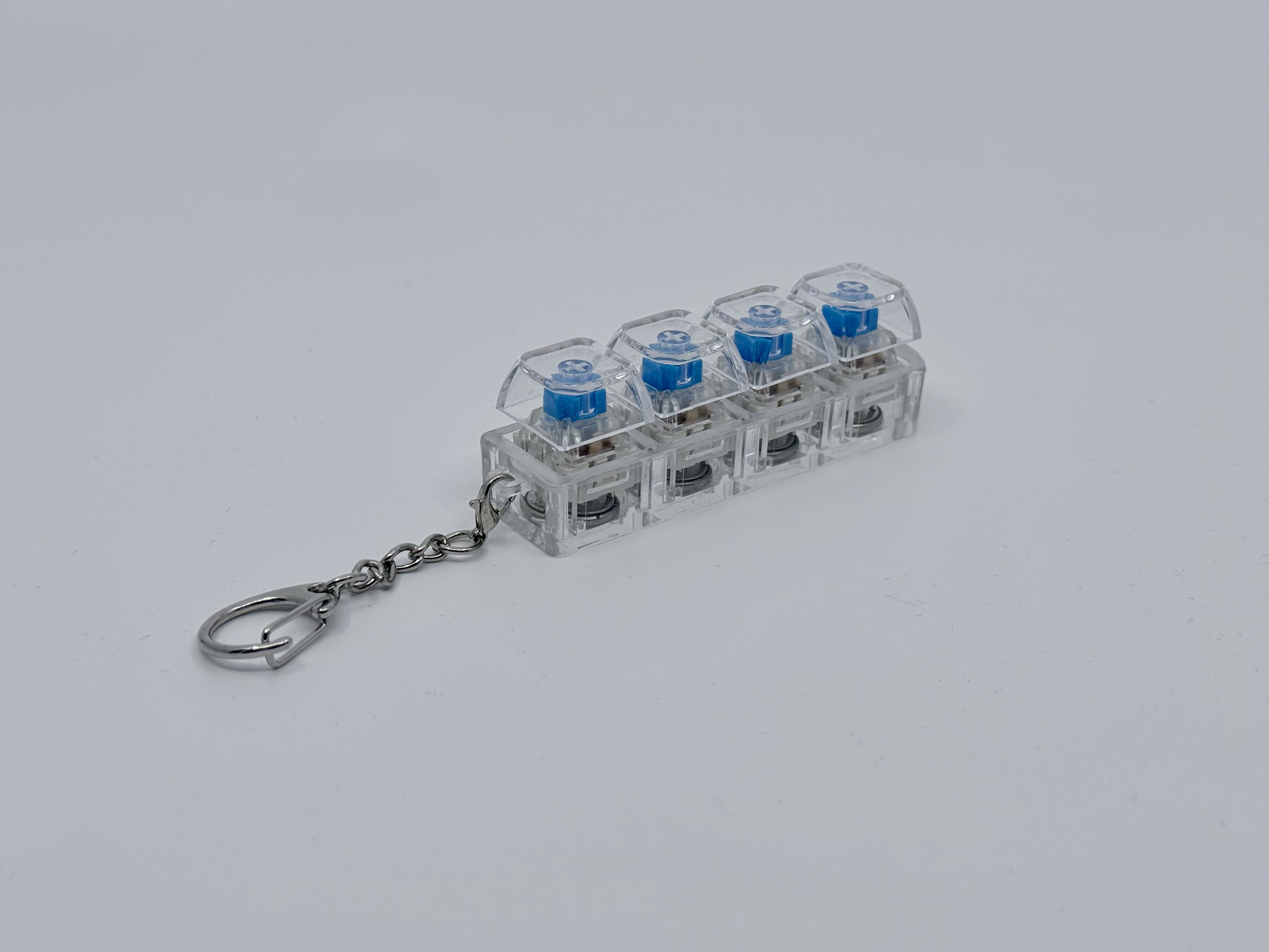 Mechanischer Fidget-Keychain (4 Tasten)