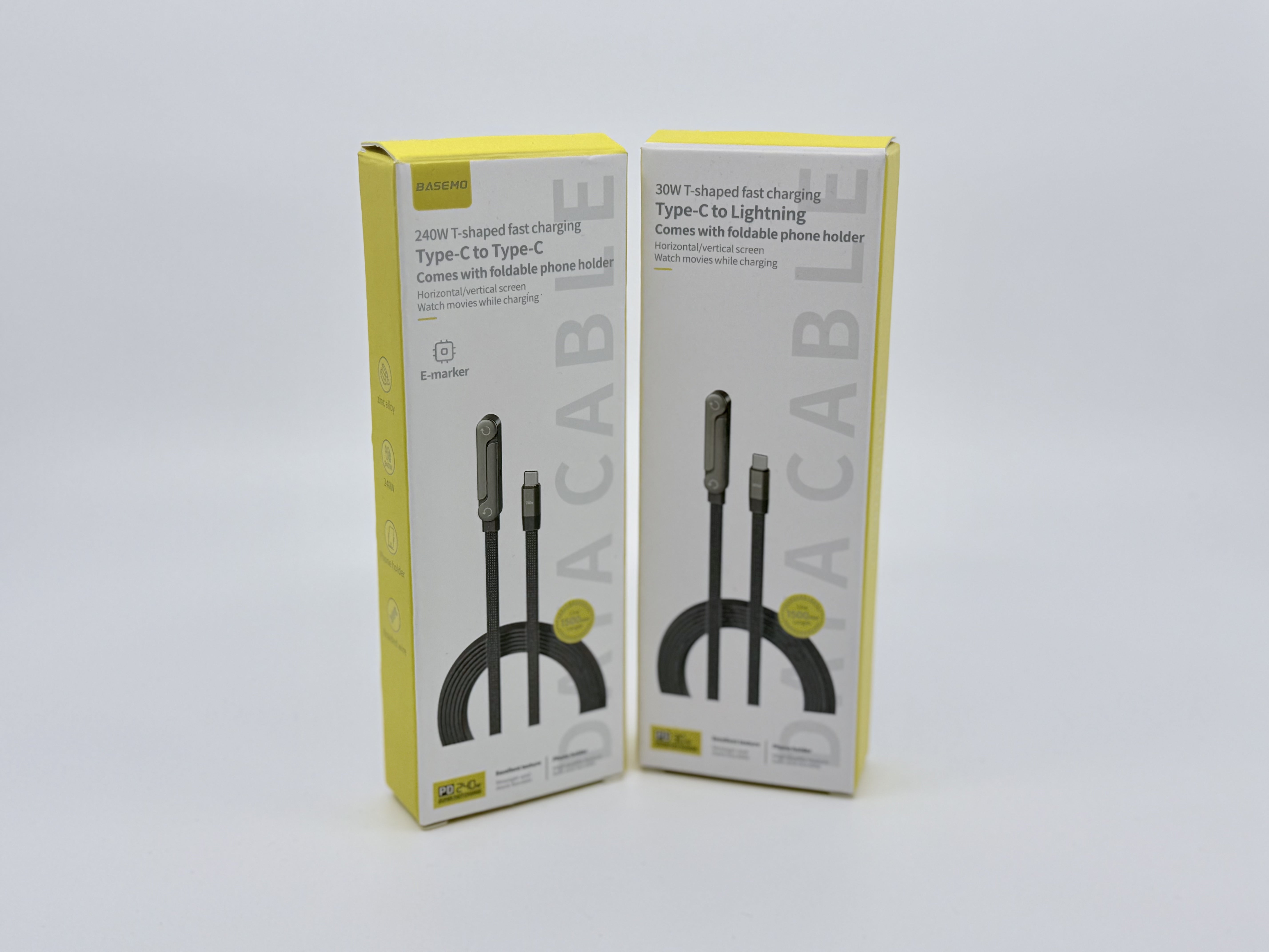 2-in-1 Schnellladekabel